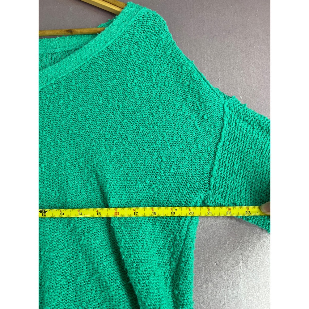 Pilcro Anthropologie Oversized Boho V-Neck Textured Knit High Lo Sweater Small - Picture 7 of 10